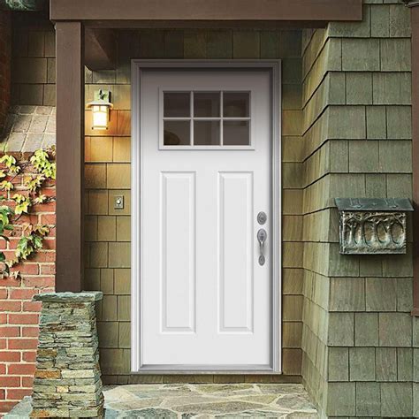 metal house doors with windows|exterior steel doors home depot.